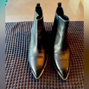 Marc Fisher flat pointed toe booties